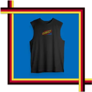 blue-sleeveless-shirt